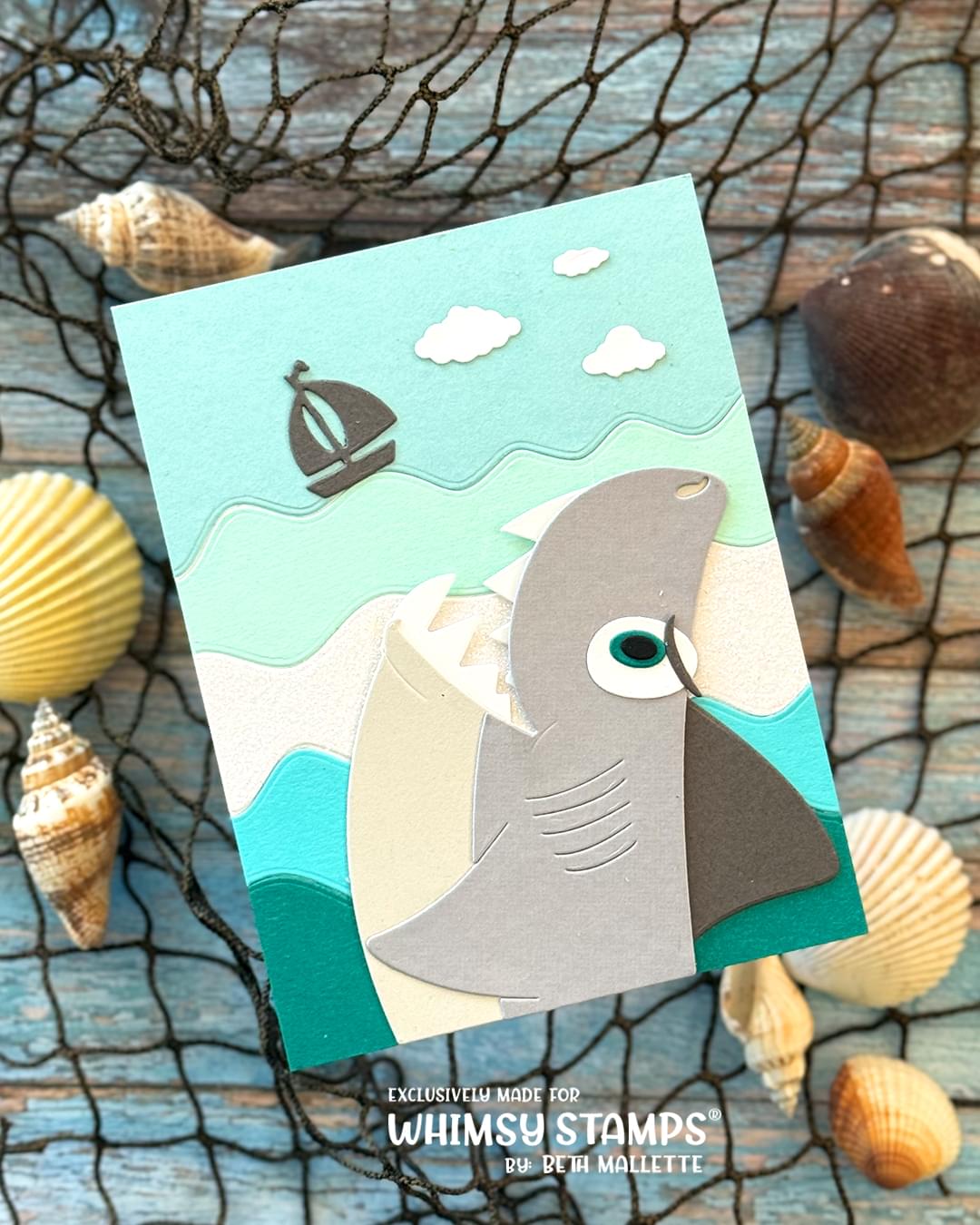 **NEW Shark Snacks Die Set - Whimsy Stamps