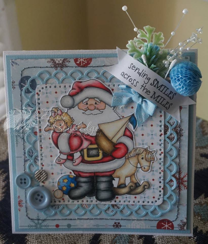 Santa with Toys - Digital Stamp - Whimsy Stamps