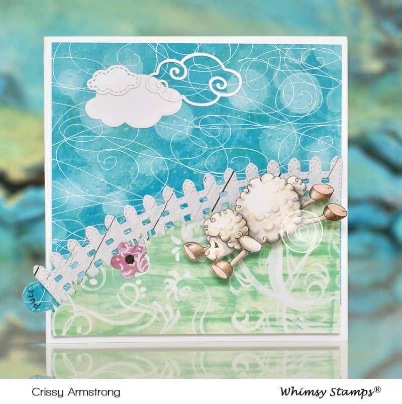 Lamb Slides - Digital Stamp - Whimsy Stamps