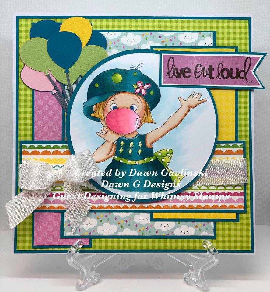 Bubble Gum Fun - Digital Stamp - Whimsy Stamps