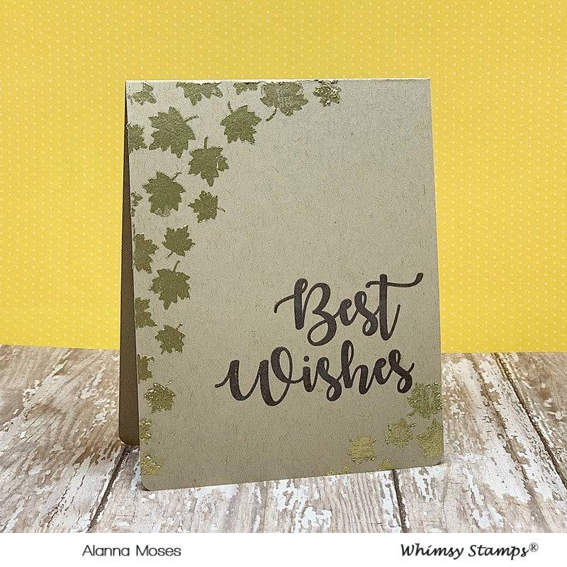 Fall Dangle Stencil - Whimsy Stamps