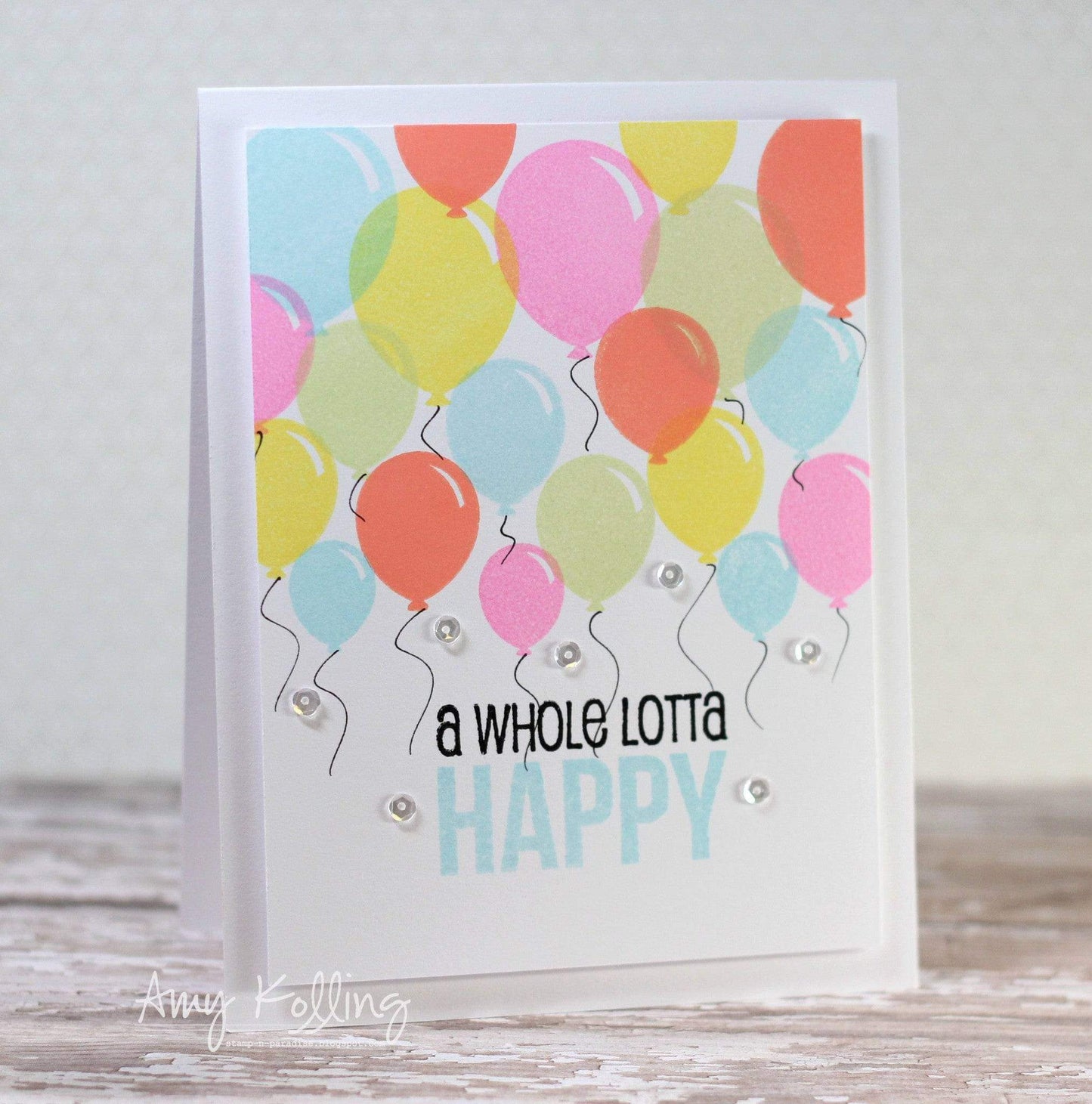 Happy Everything Clear Stamps - Whimsy Stamps