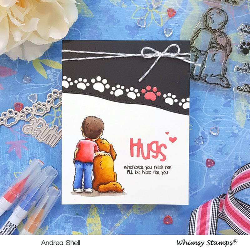 Paws and Bones Border Die Set - Whimsy Stamps