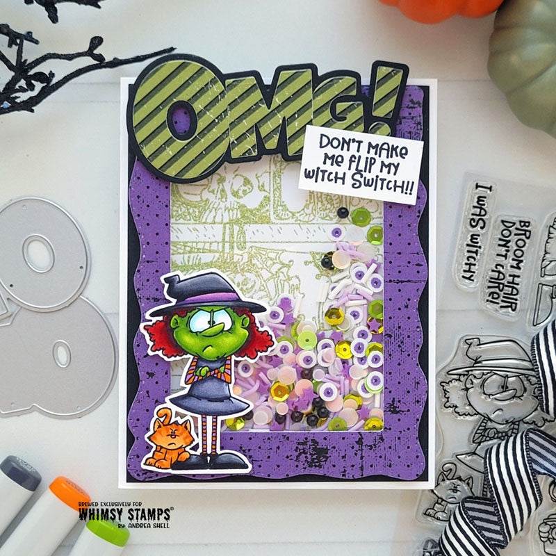 **NEW Potions Cupboard Rubber Cling Stamp - Whimsy Stamps