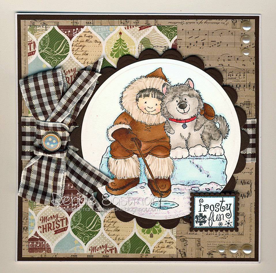 Best Ice Fishing Buds - Digital Stamp - Whimsy Stamps