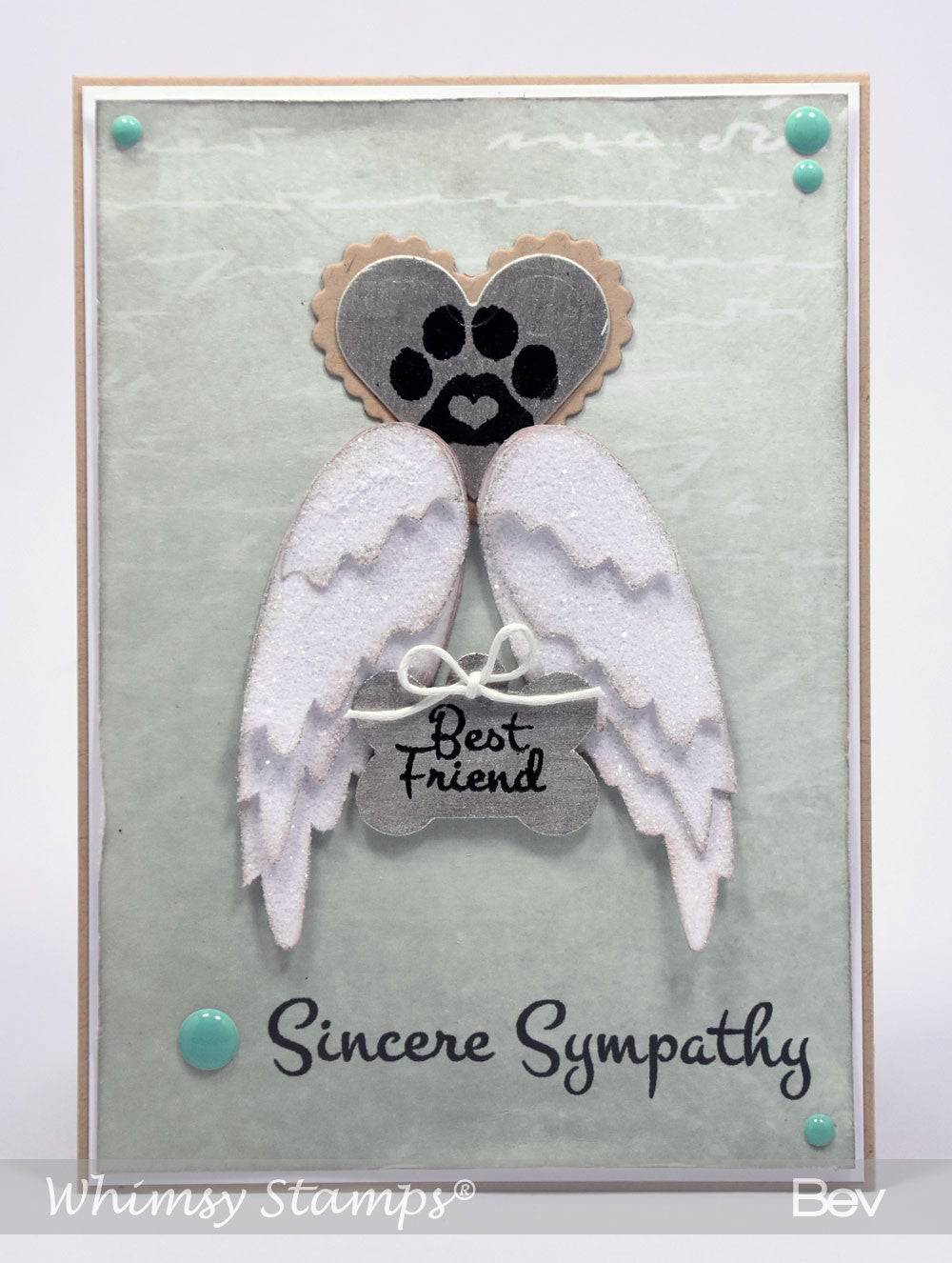 Furever in Our Hearts Clear Stamps - Whimsy Stamps