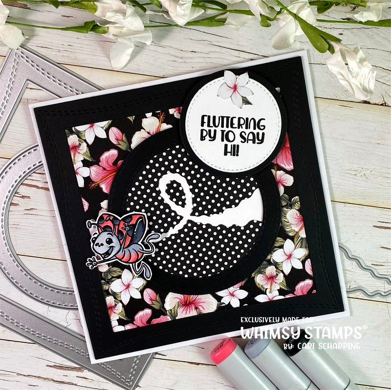 **NEW Lady Buggies Clear Stamps - Whimsy Stamps