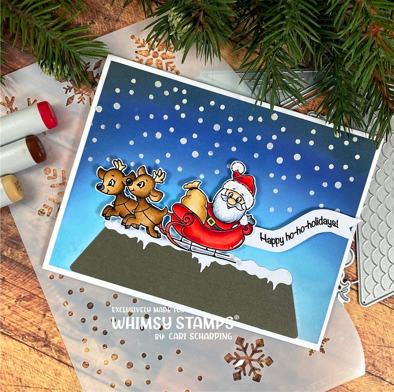 **NEW Santa's Magic Clear Stamps - Whimsy Stamps