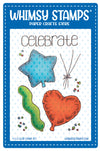 **NEW Celebrate Balloons Clear Stamps - Whimsy Stamps