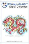 Chinese Dragon - Digital Stamp - Whimsy Stamps