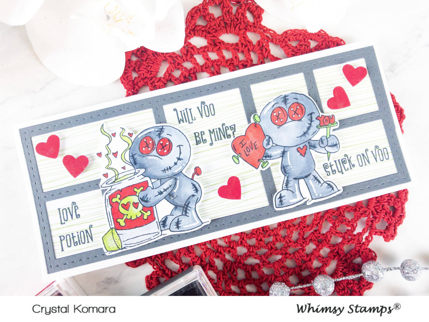 Slimline Windows Die - Whimsy Stamps