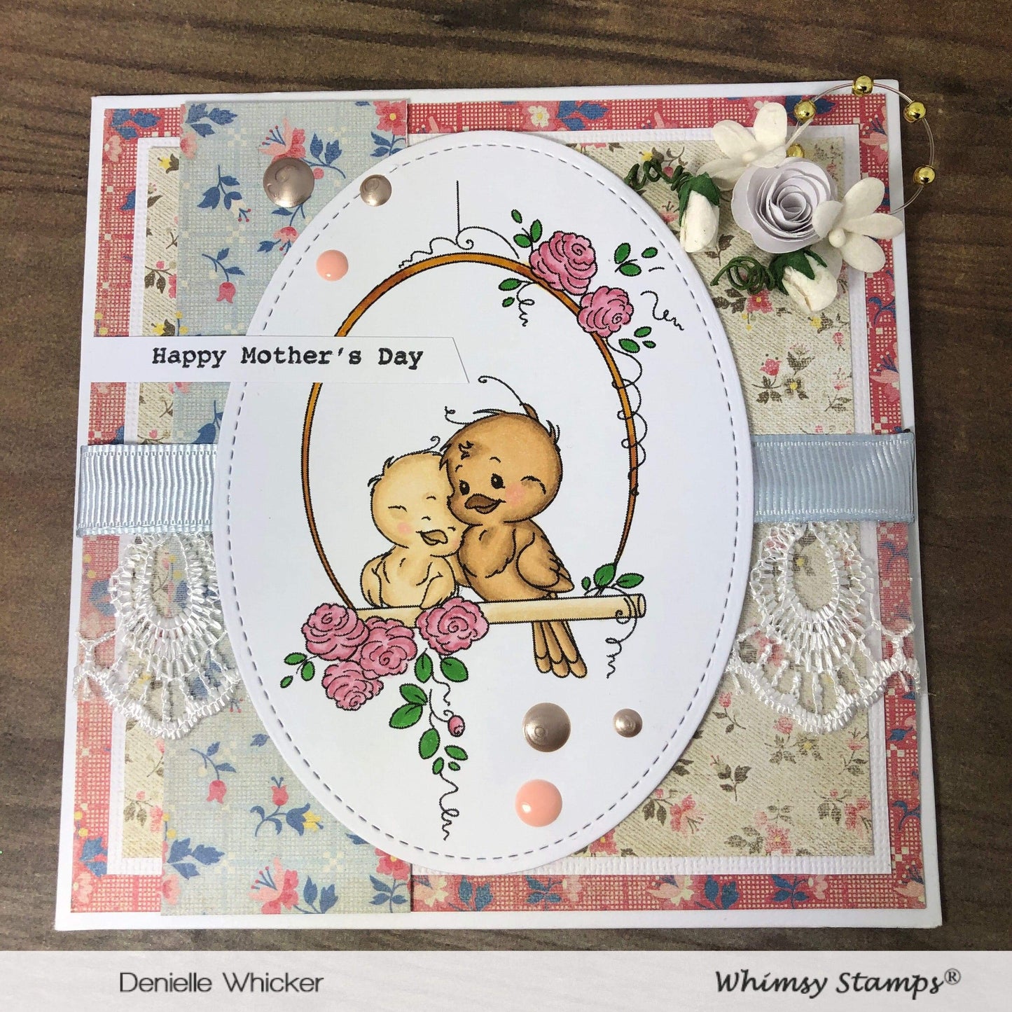 Bird Swing - Digital Stamp - Whimsy Stamps