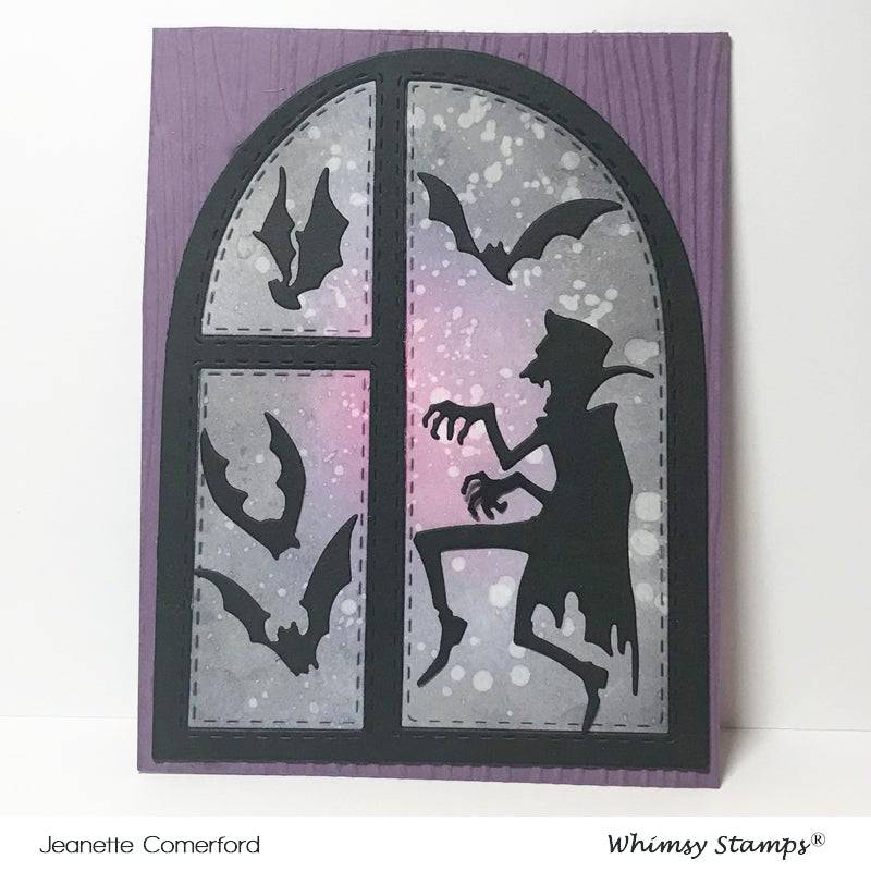 Dracula Going Batty Die Set - Whimsy Stamps