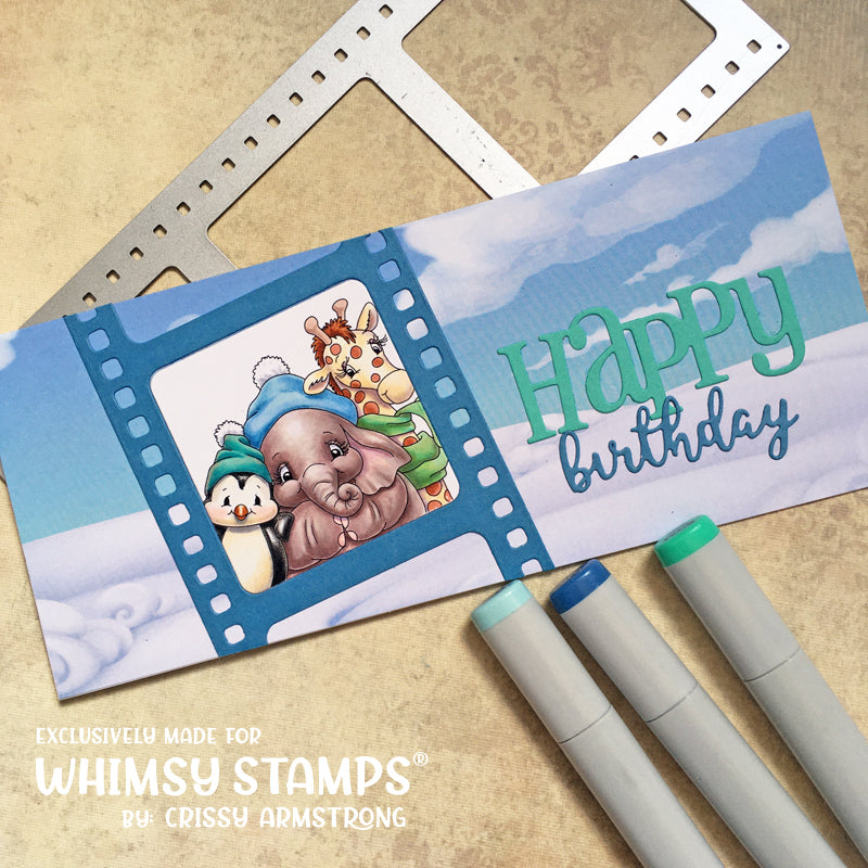 Ellie Jungle Bell Trio - Digital Stamp - Whimsy Stamps