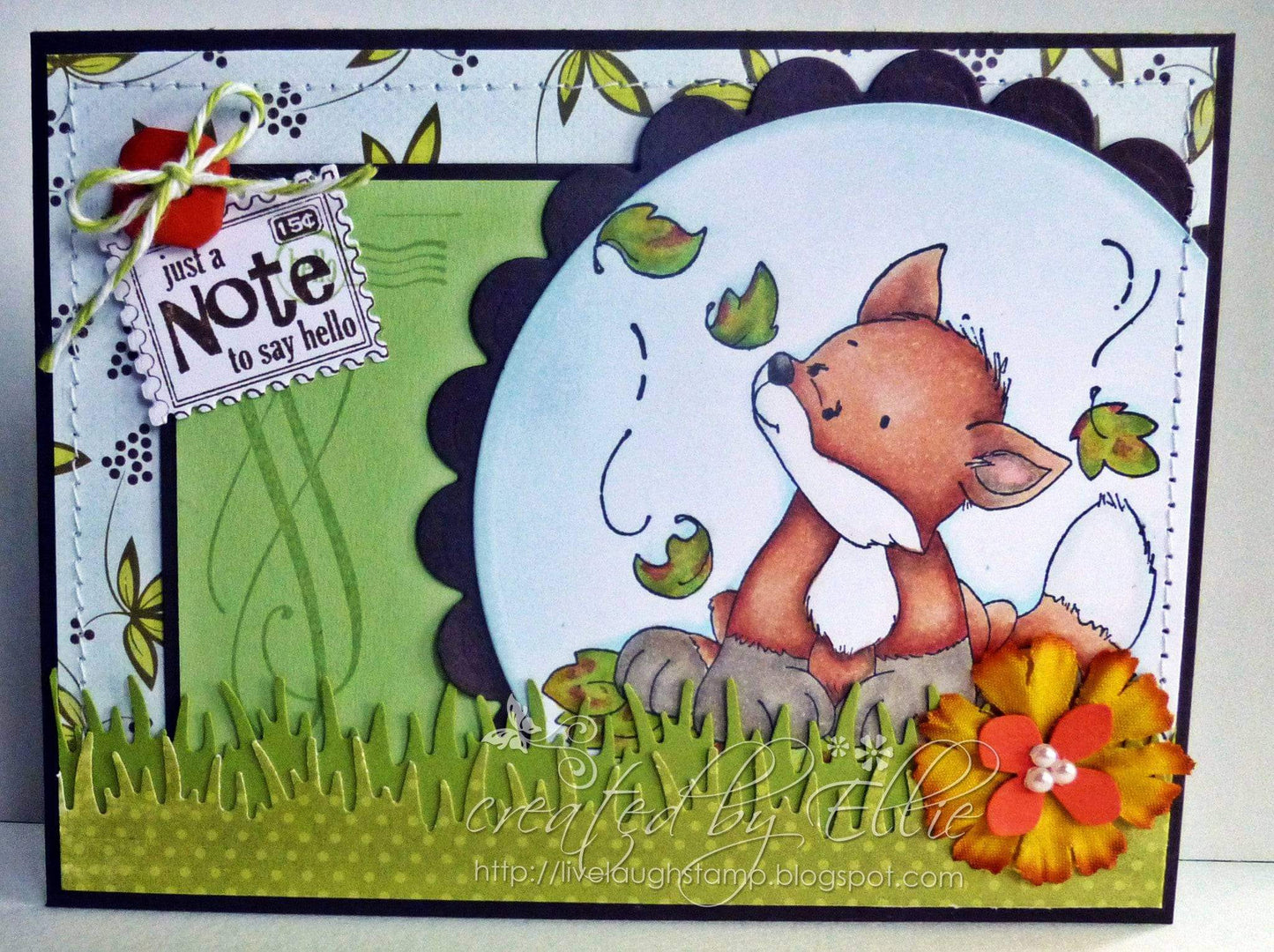Autumn Fox Kit - Digital Stamp - Whimsy Stamps