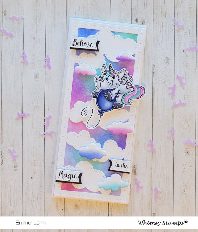 Unicorn Magic Clear Stamps - Whimsy Stamps