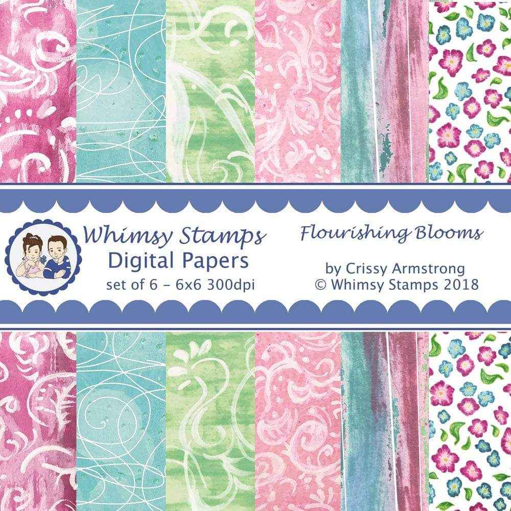 Flourishing Blooms - Digital Papers
