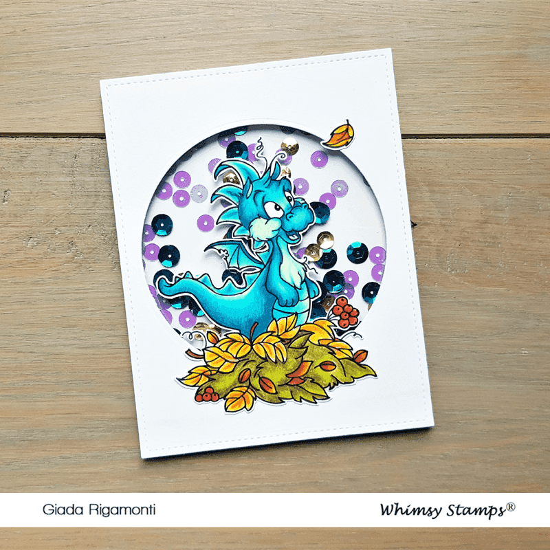 Autumn Happiness - Digital Stamp - Whimsy Stamps
