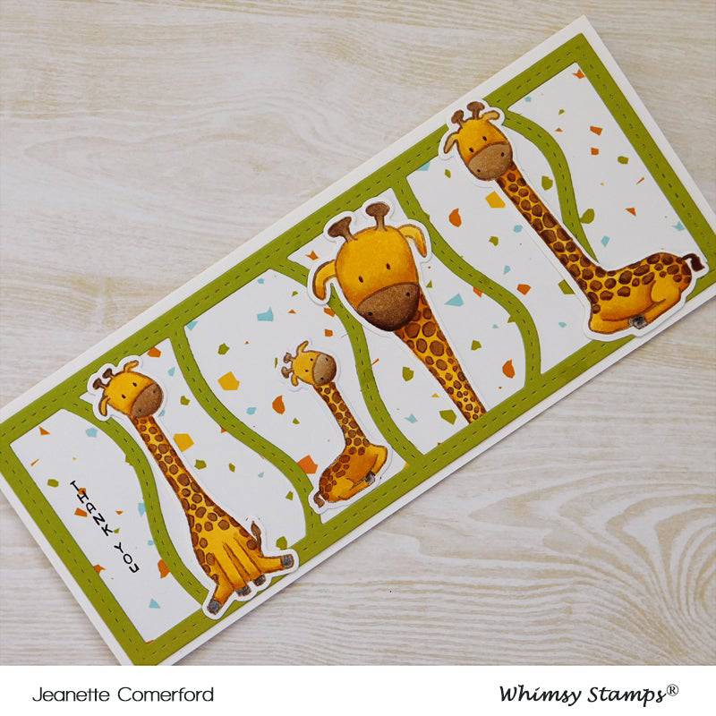 Slimline Waves Die - Whimsy Stamps