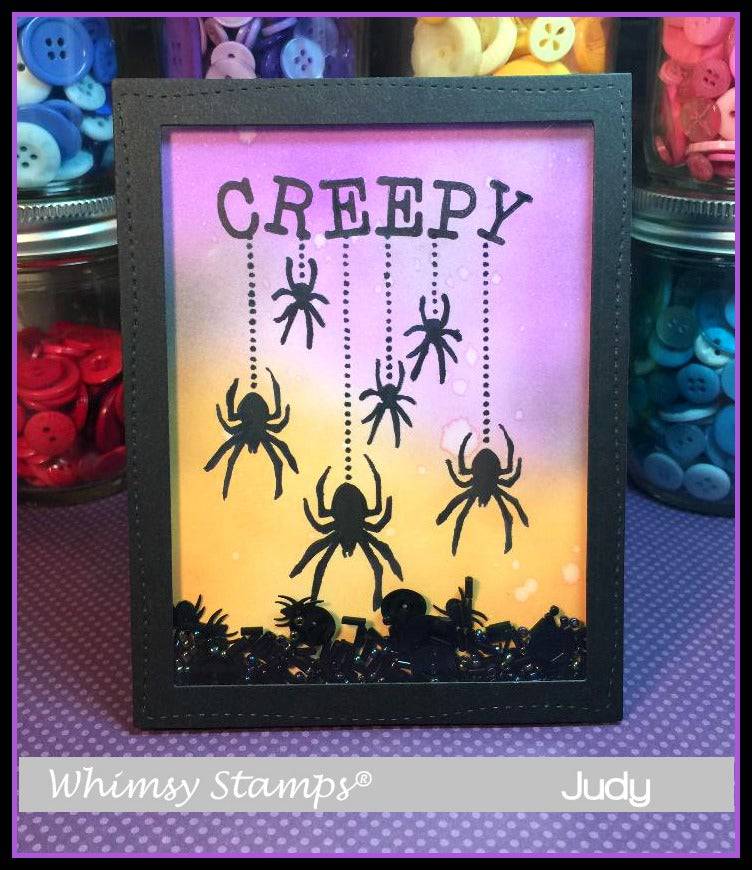 Halloween Creatures Stencil - Whimsy Stamps