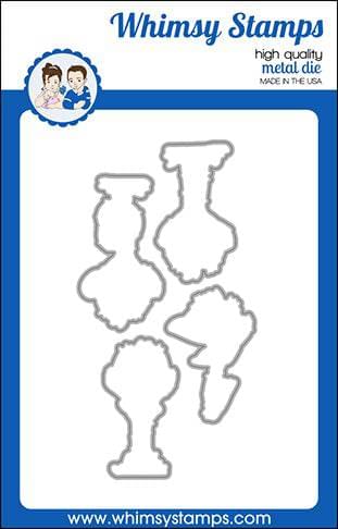 Hey Ostrich Outlines Die Set - Whimsy Stamps