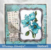 Himalayan Poppy Rubber Cling Stamp - Whimsy Stamps