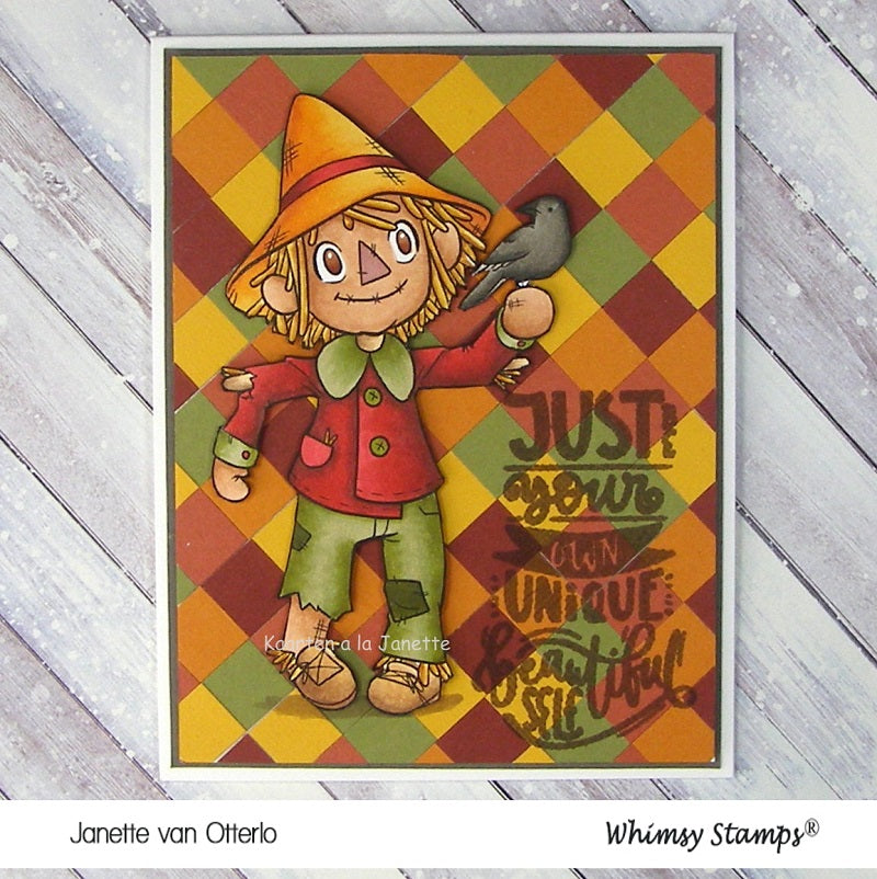 Scarecrow - Digital Stamp - Whimsy Stamps