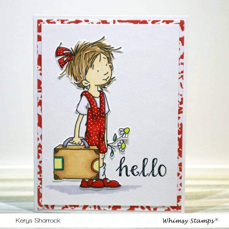 Another Door Opens - Sally - Digital Stamp - Whimsy Stamps