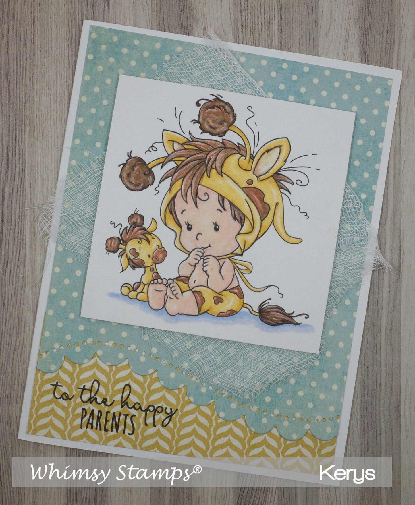 Baby Giraffe - Digital Stamp - Whimsy Stamps