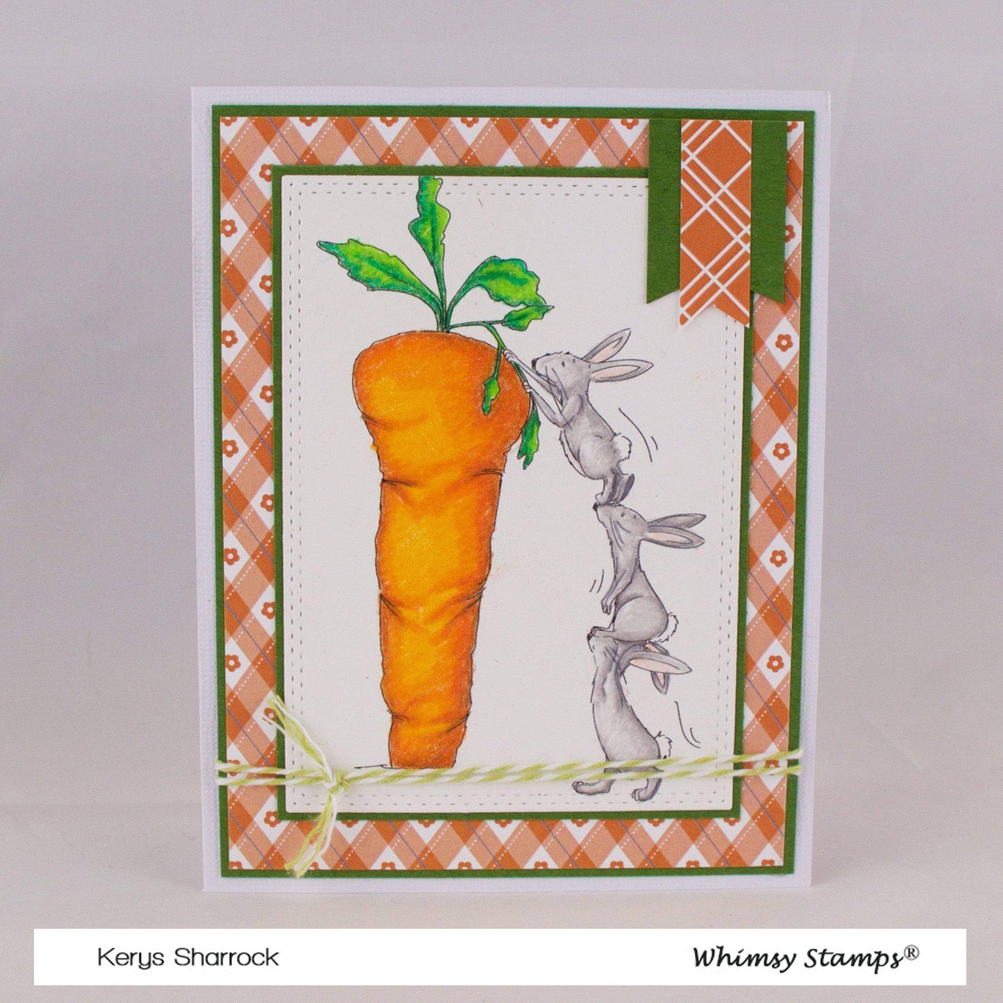 Bunny's Assistant - Digital Stamp - Whimsy Stamps