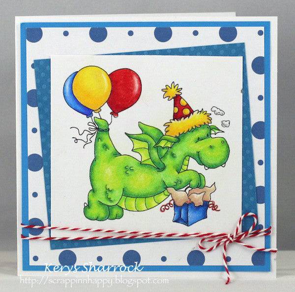 Dragon Party - Digital Stamp - Whimsy Stamps