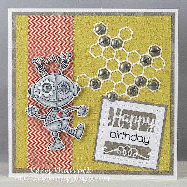 Honeycomb Pattern Die - Whimsy Stamps