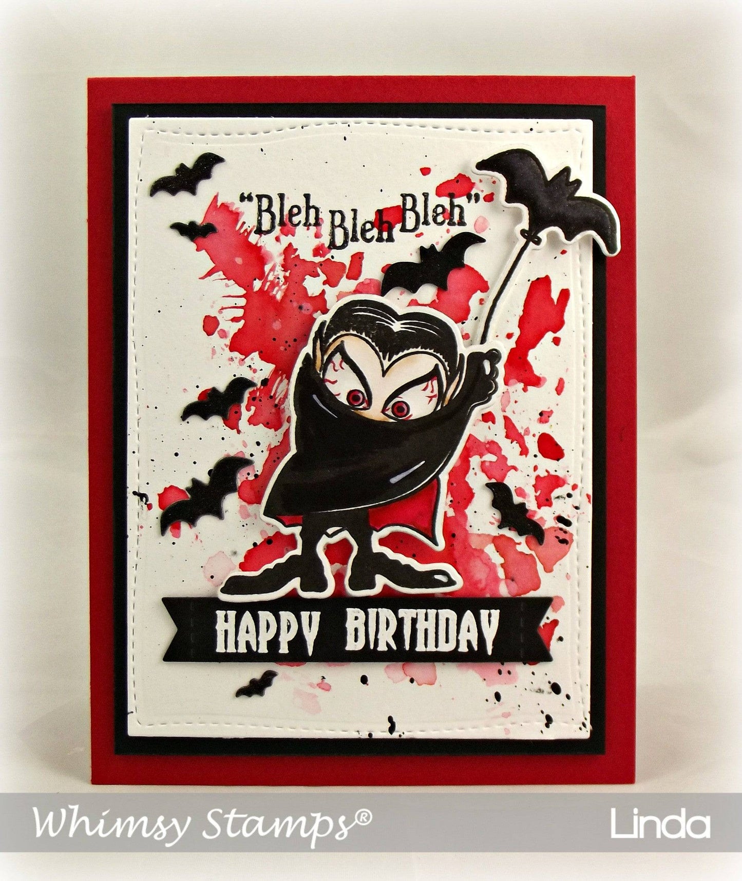 Dracula I Compel You Clear Stamps - Whimsy Stamps