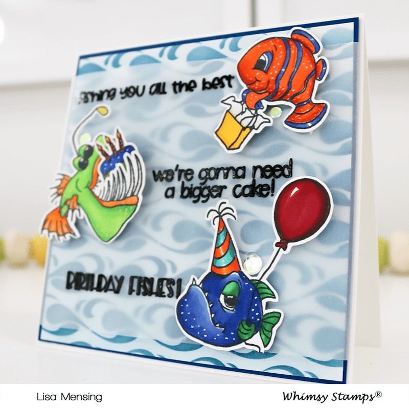 Best Fishes Sentiments - Digital Stamp - Whimsy Stamps