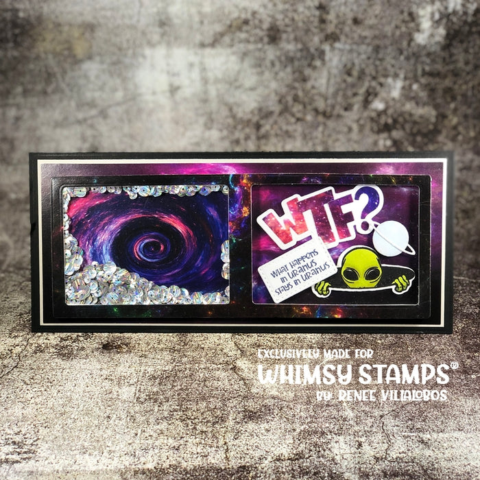 Black Hole Clear Stamps - Whimsy Stamps