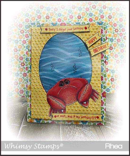 Crabby Cranston - Digital Stamp