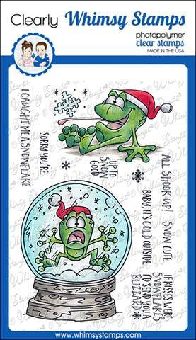 Toadally Snowy Clear Stamps - Whimsy Stamps