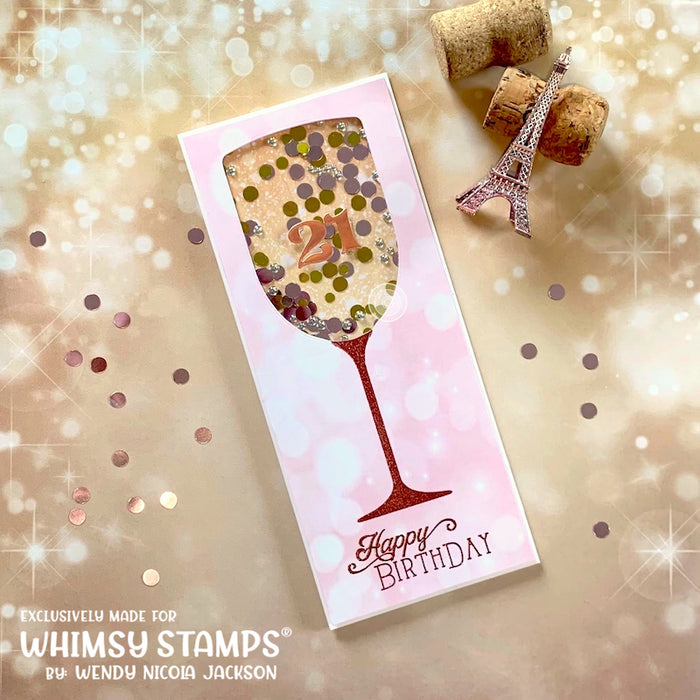 Slimline Paper Pack - Champagne - Whimsy Stamps