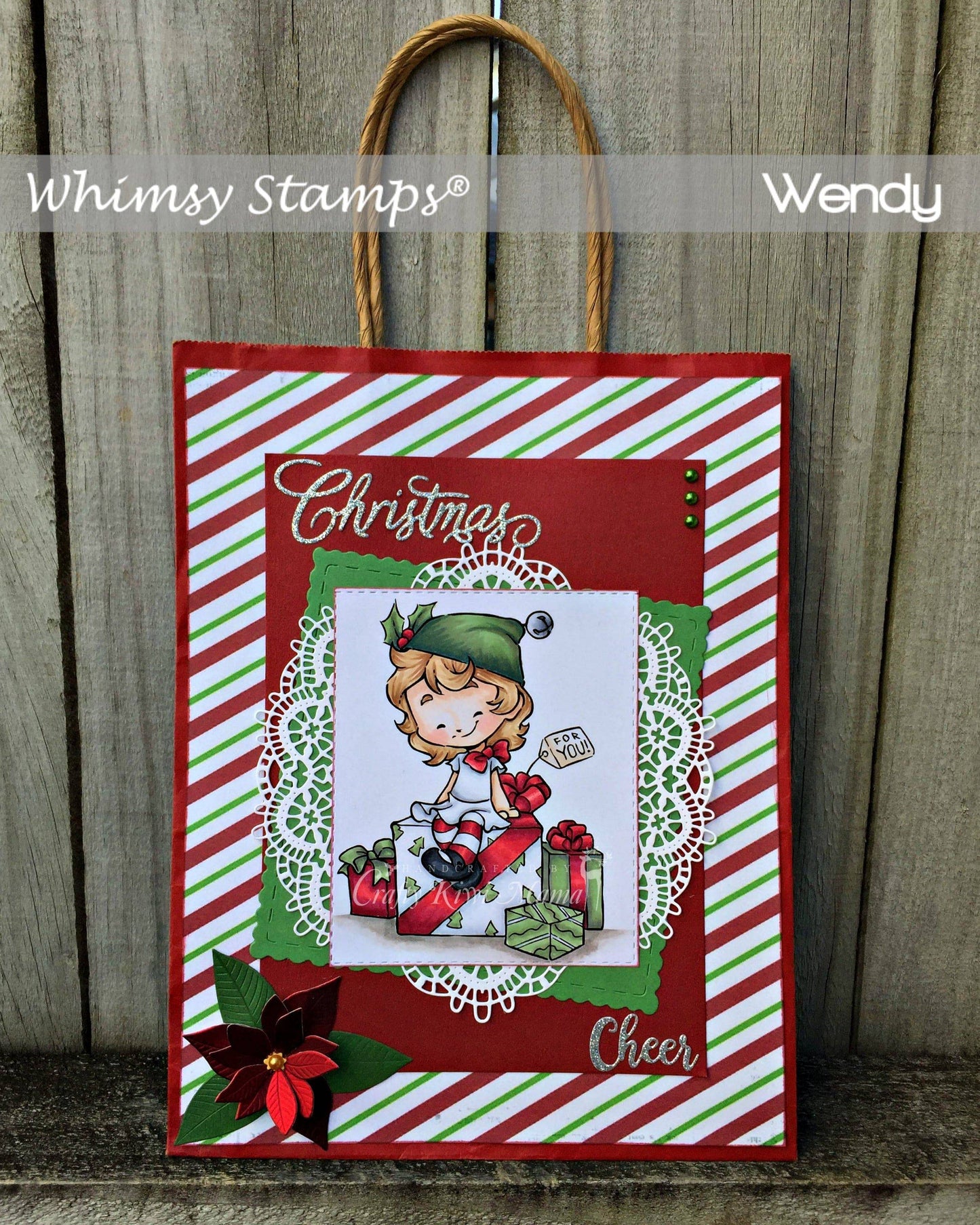 Elf Cinnamon - Digital Stamp - Whimsy Stamps