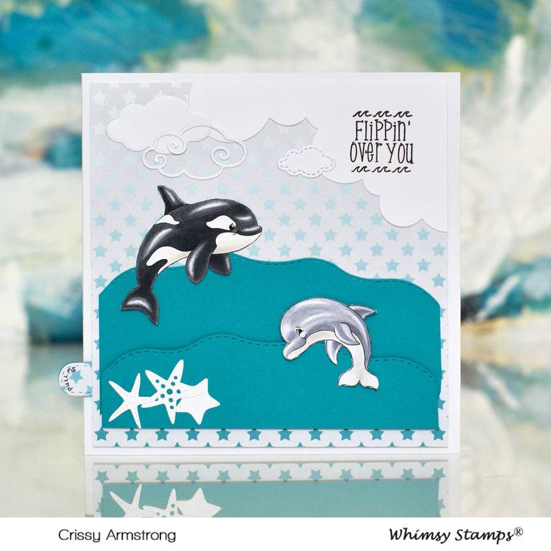 Kinetic Straight Waves Die Set - Whimsy Stamps