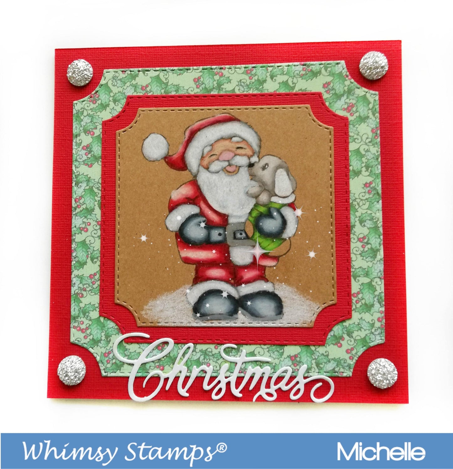 Jolly Puppy Kisses - Digital Stamp - Whimsy Stamps