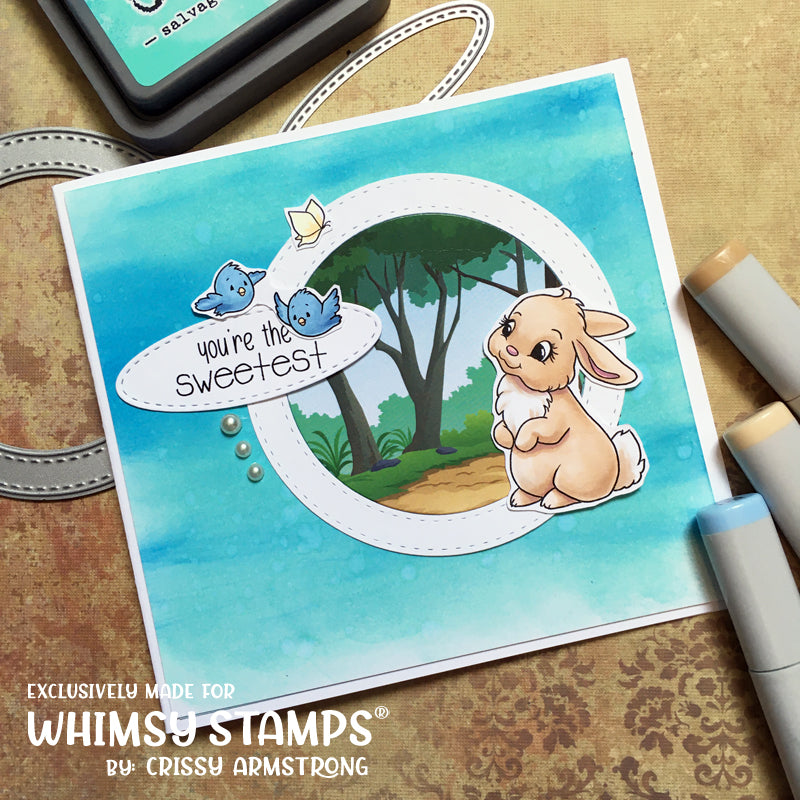 Slimline Paper Pack - Enchanted Forest - Whimsy Stamps