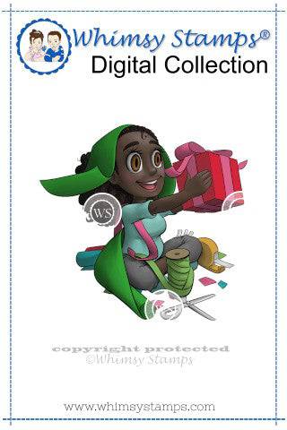 Wrapper Piper - Digital Stamp - Whimsy Stamps