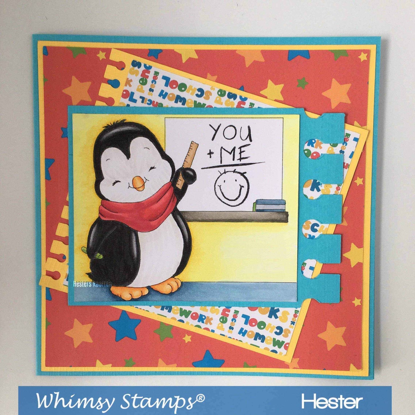 Penguin Teacher - Digital Stamp