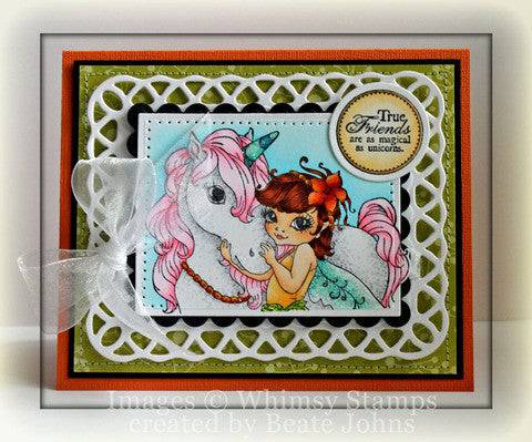 Wee Snippet and Mystic - Digital Stamp - Whimsy Stamps