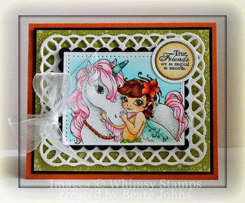 Wee Snippet and Mystic - Digital Stamp - Whimsy Stamps