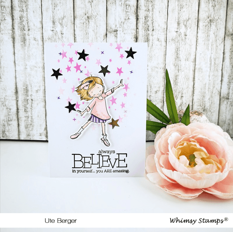 Be Your Own Kind of Beautiful - Digital Stamp - Whimsy Stamps