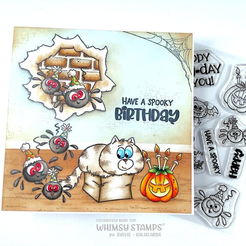 **NEW Boo Day Clear Stamps - Whimsy Stamps
