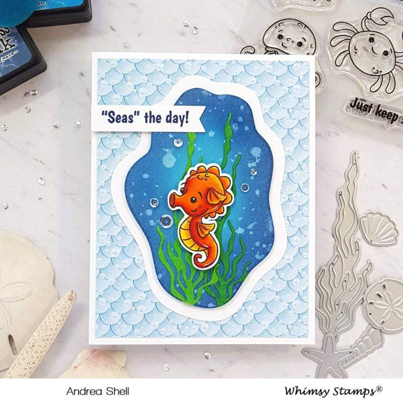 Build-an-Ocean Die Set - Whimsy Stamps