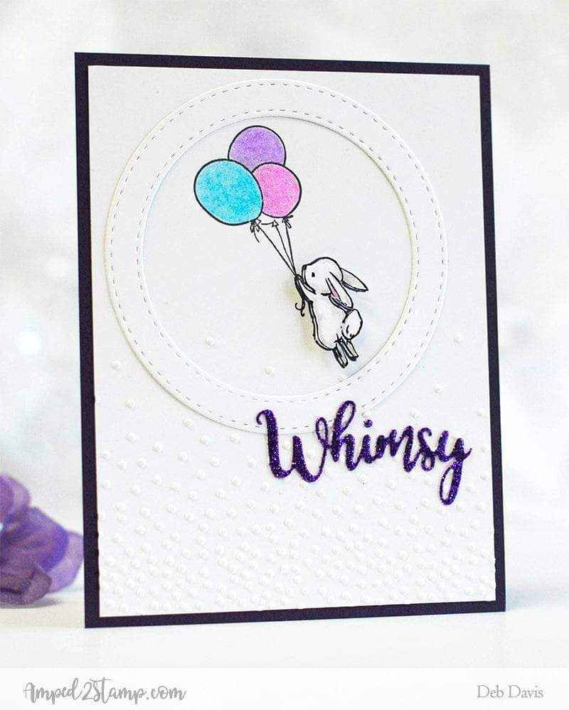 Bunny Balloons Clear Stamps